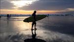 catching waves in bali